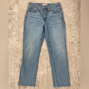 Madewell The Perfect Vintage Jean 27P Raw Hem